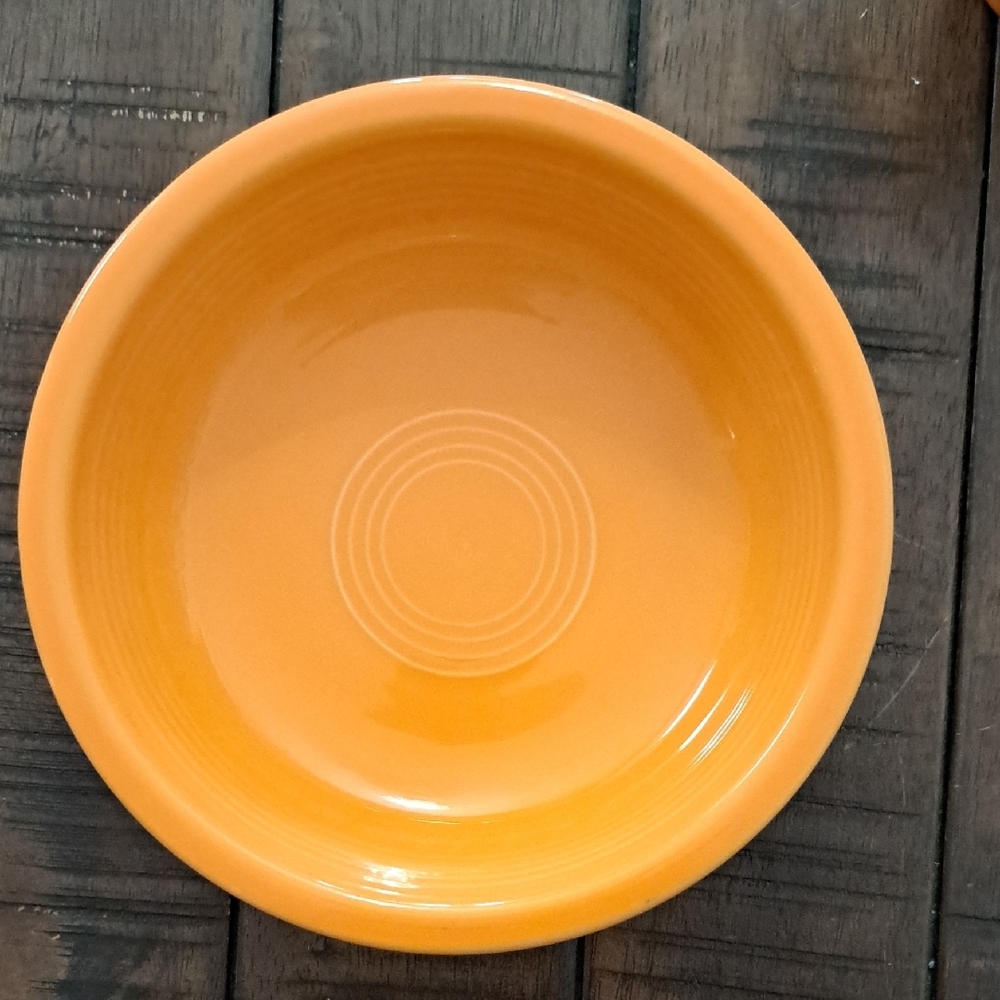 Tangerine Fiestaware Cereal Bowl And Mug - Picture 3 of 5
